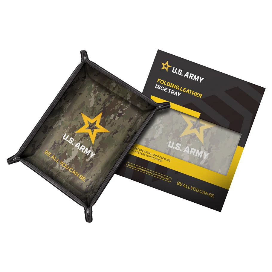 Folding Dice Tray: U.S. Army: OPC Camoflage