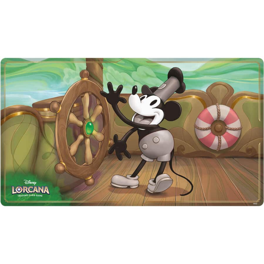 Lorcana Set 1: Playmat: Mickey Mouse (Steamboat Pilot)