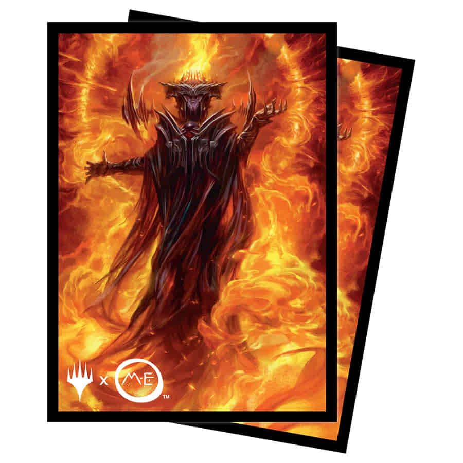 Magic The Gathering: Lord Of The Rings: Tales Of Middle-Earth: 100ct Deck Protector Sleeves 3: Sauron