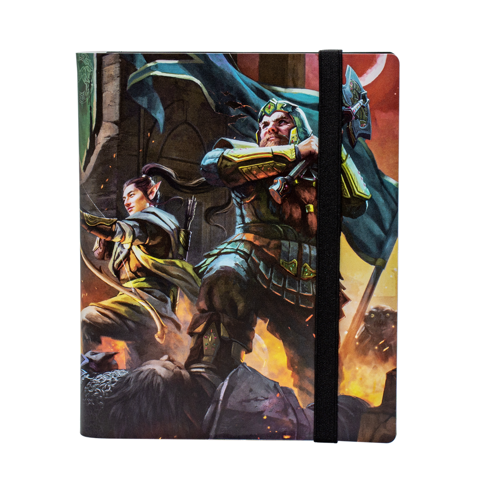 Magic The Gathering: Lord Of The Rings: Tales Of Middle-Earth: Four-Pocket Pro-Binder: Legolas And Gimli