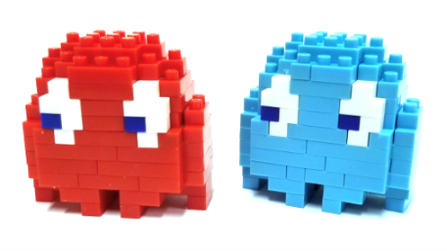 Nanoblock Character Collection Series  Blinky & Inky 'Pac-Man'