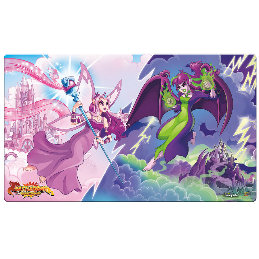 Neopets Battledome (Trading Card Game): Fyora Versus Jhudora Playmat