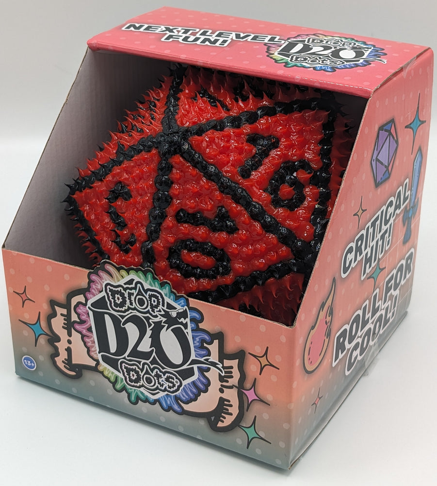 Giant D20 Foam Dice: Oversized Drop Dots 20-Sided Die for RPG and Collectors
