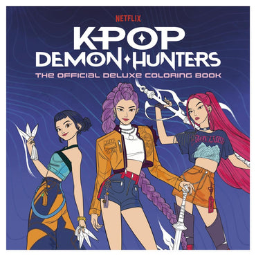 KPop Demon Hunters: The Official Deluxe Coloring Book