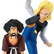 Dragon Ball Z Match Makers Android 18 Vs Mr. Satan Statue