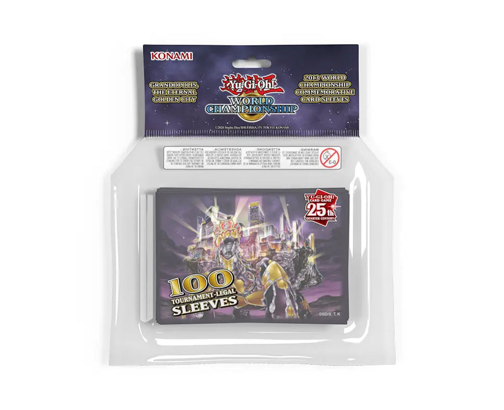 Yu-Gi-Oh!: Grandopolis, The Eternal Golden City - 2013 WCS Commemorative Card Sleeves (100ct)