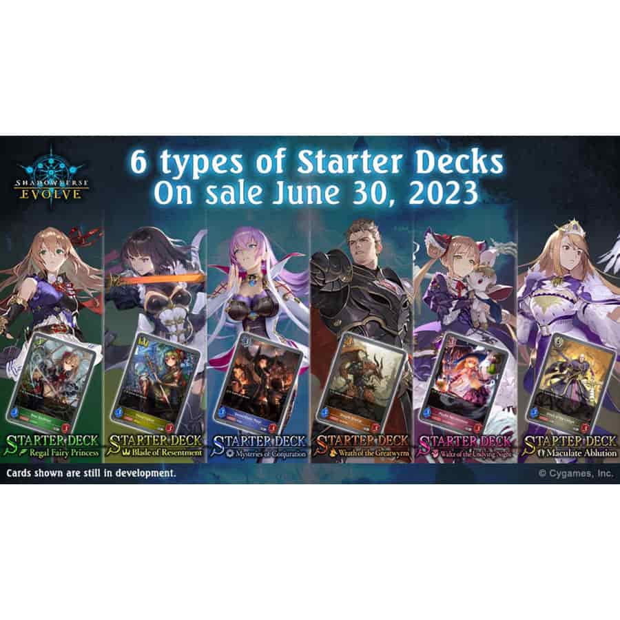 Shadowverse Evolve: Starter Decks 02: Blade Of Resentment