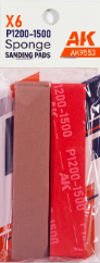 AK Interactive Sponge P1200-1500