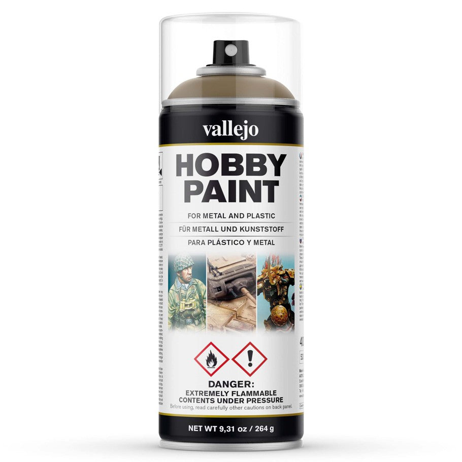 Acrylicos Vallejo Hobby Paint US Khaki Spray 400 ml.