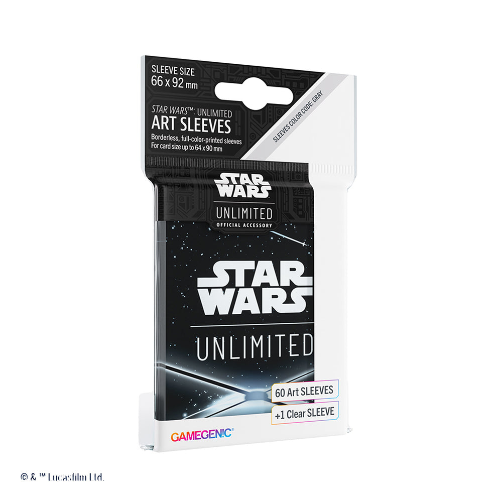 Star Wars: Unlimited Art Sleeves Card Back Black