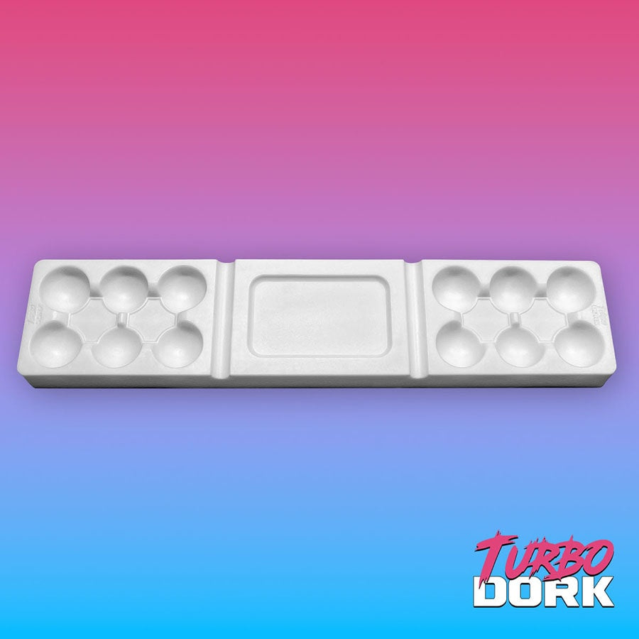 Turbo Dork: Non-stick Silicone Dry Palette: Large White