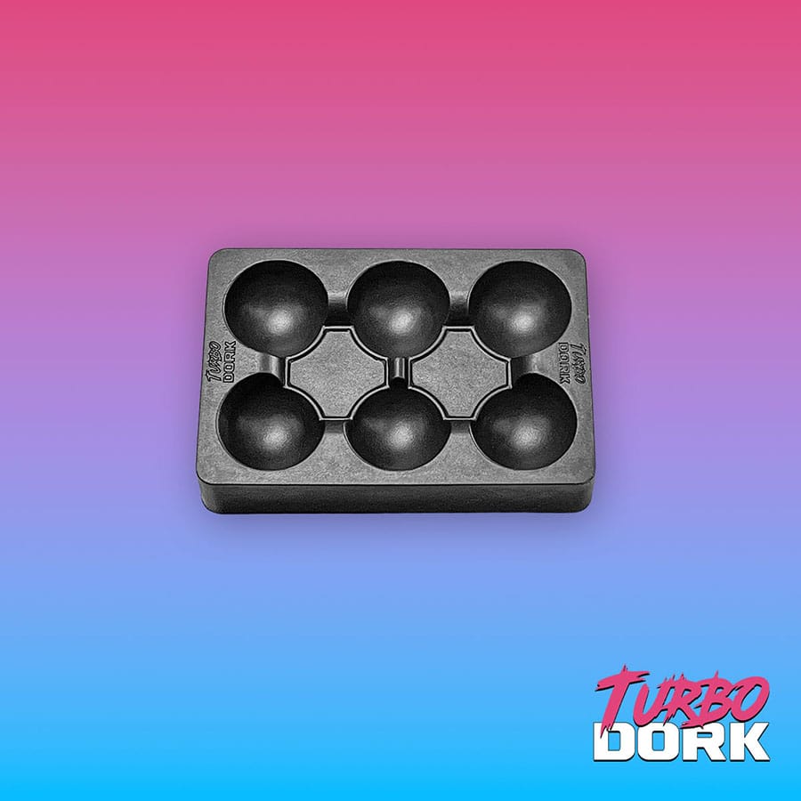 Turbo Dork: Non-stick Silicone Dry Palette: Small Black