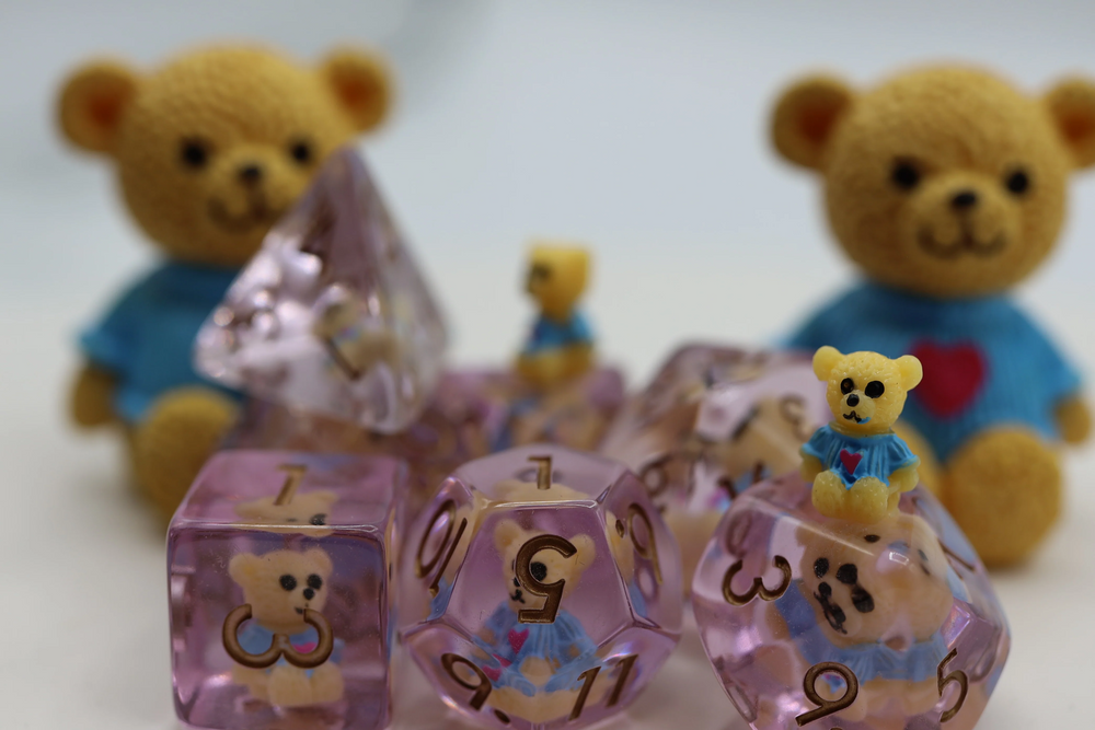 Teddy Bear RPG Dice Set