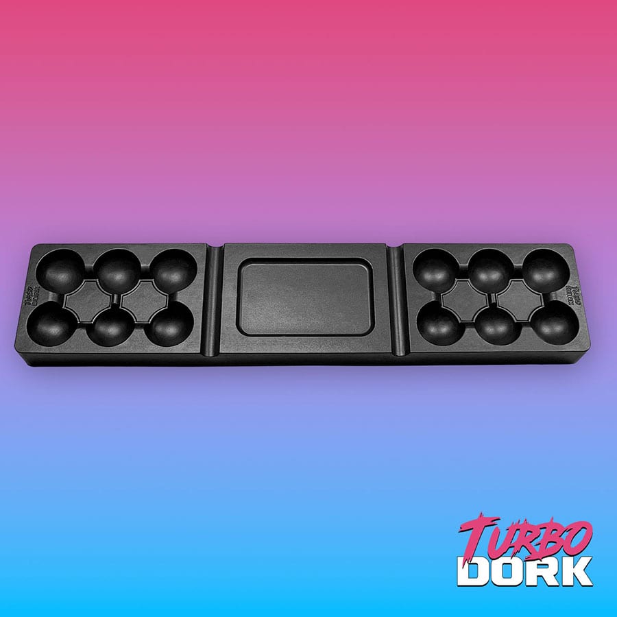 Turbo Dork: Non-stick Silicone Dry Palette: Large Black