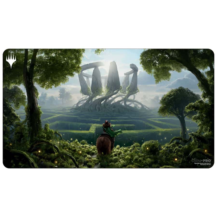 Ultra Pro: Magic The Gathering: Wilds Of Eldraine: Playmat Green