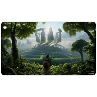 Ultra Pro: Magic The Gathering: Wilds Of Eldraine: Playmat Green