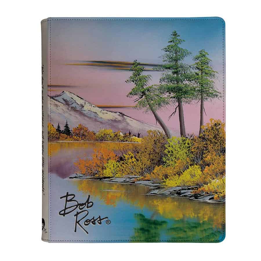 Ultra Pro: Bob Ross Mighty Mountain Lake: 9-pocket Zippered Pro-binder