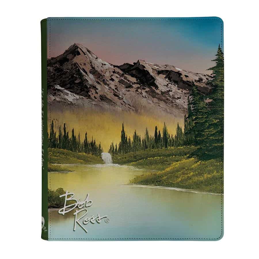 Ultra Pro: Bob Ross Mountain Retreat: 9-Pocket Zippered Pro-Binder
