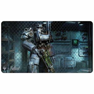 Ultra Pro: Magic The Gathering: Universes Beyond: Fallout: Black Stitched Playmat W