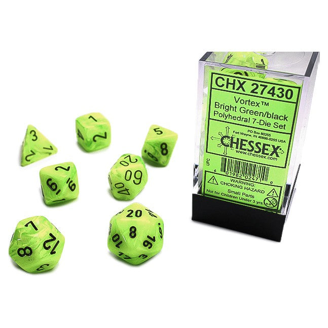 Vortex: Poly Bright Green and Black 7ct