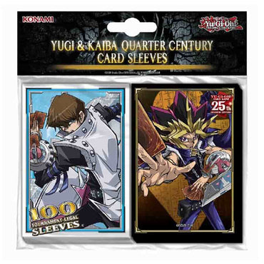 Yu-gi-oh!: Card Sleeves: Yugi And Kaiba Quarter Century (100ct)
