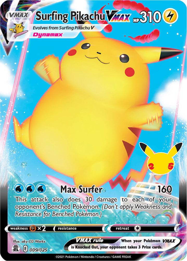 pokemon vmax pikachu card Appearing as a promo card in two sizes Pokmon TCG: Crown Zenith Special