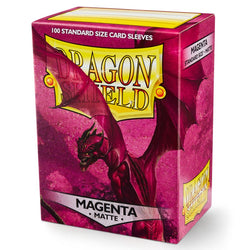 Dragon Shield Sleeves: Matte Magenta (Box of 100)