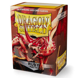 Dragon Shield Sleeves Matte Ruby