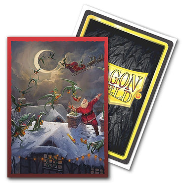 Dragon Shield Sleeves: Brushed Art Christmas 2023 (Box Of 100)