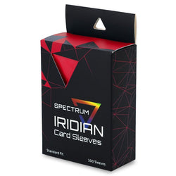 Iridian Matte Sleeves: Red