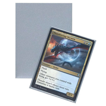 Iridian Matte Sleeves: Silver