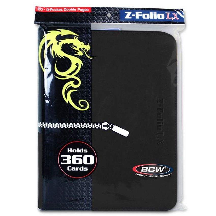 Binder: 9-Pocket: Z-Folio: LX Black
