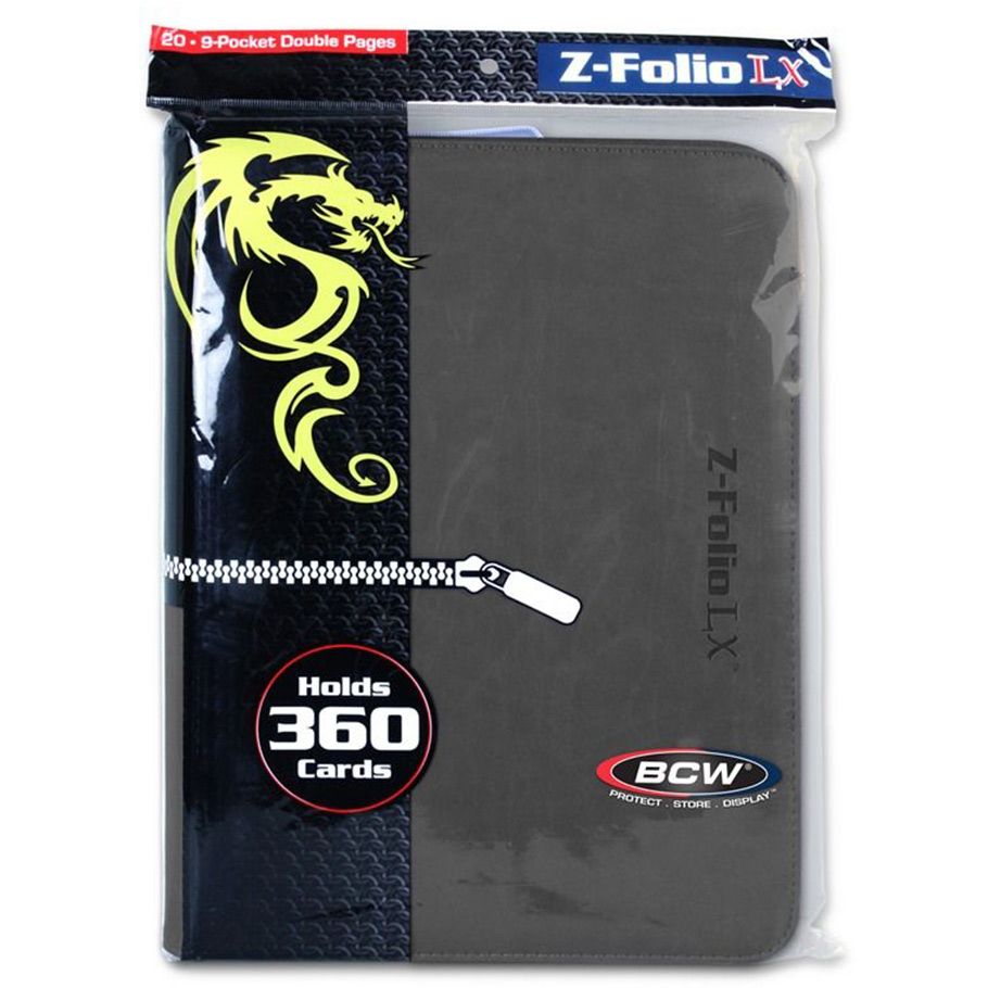 Binder: 9-Pocket: Z-Folio: LX Gray