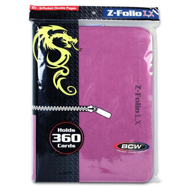 Binder: 9-Pocket: Z-Folio: LX Pink