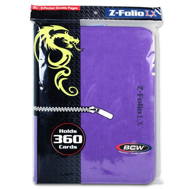 Binder: 9-Pocket: Z-Folio: LX Purple