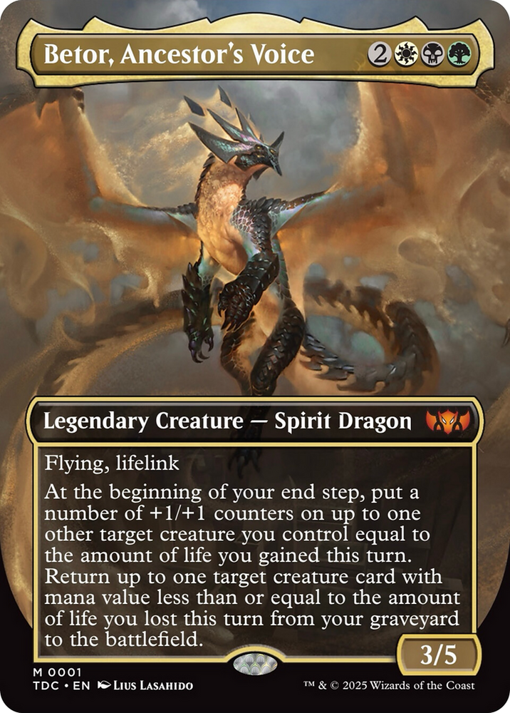 Betor, Ancestor's Voice (Borderless) [Tarkir: Dragonstorm Commander]