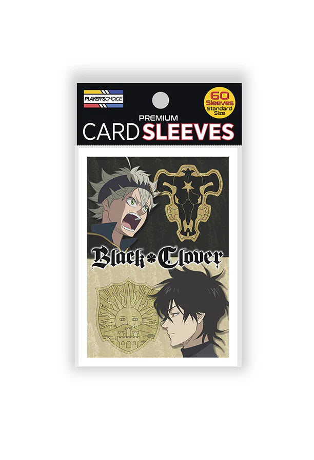 Black Clover Standard Size Sleeves - Asta & Yuno