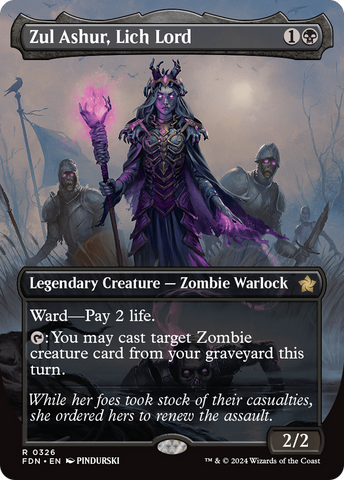 Zul Ashur, Lich Lord (Borderless) [Foundations]