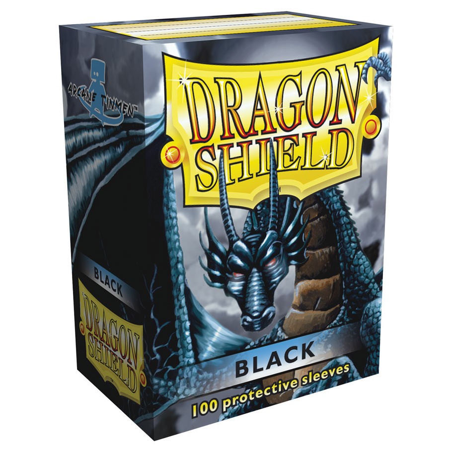Dragon Shield Sleeves: Black (Box Of 100)