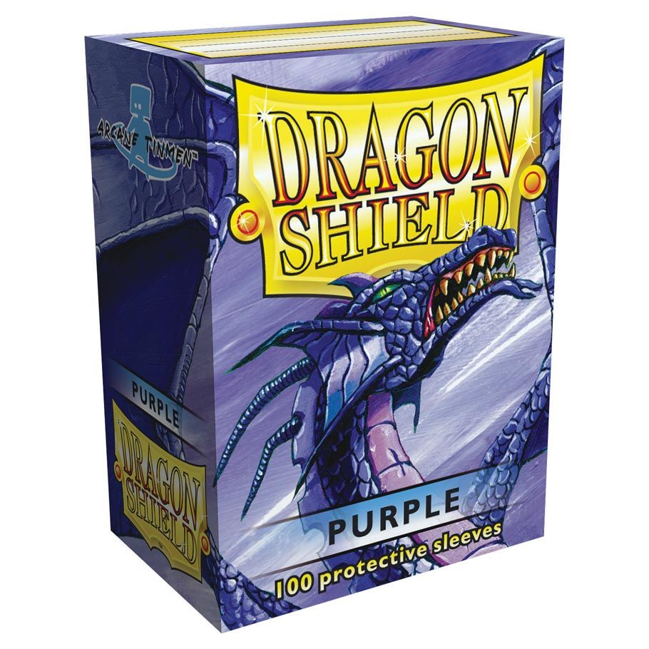 Dragon Shield Sleeves: Purple (Box Of 100)