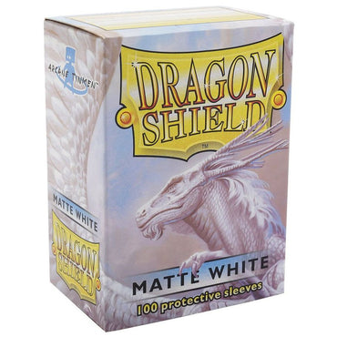 Dragon Shield Sleeves: Matte White (Box Of 100)