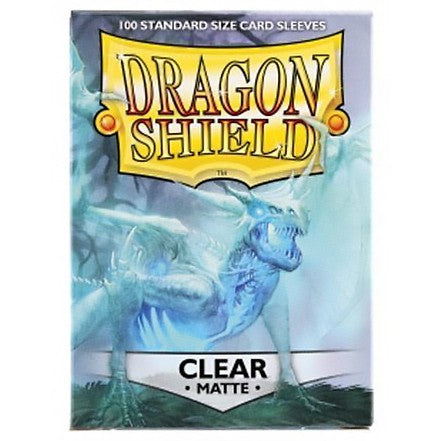 Dragon Shield Sleeves: Matte Clear (Box Of 100)