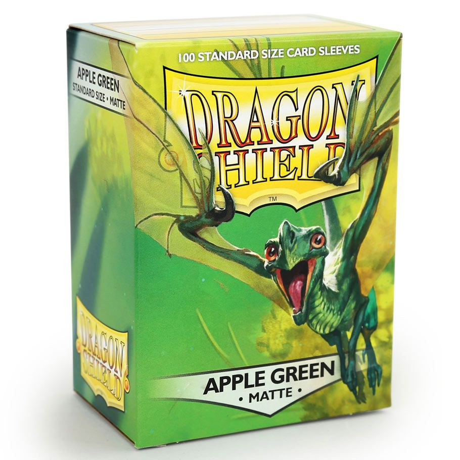 Dragon Shield Sleeves: Matte Apple Green (Box Of 100)