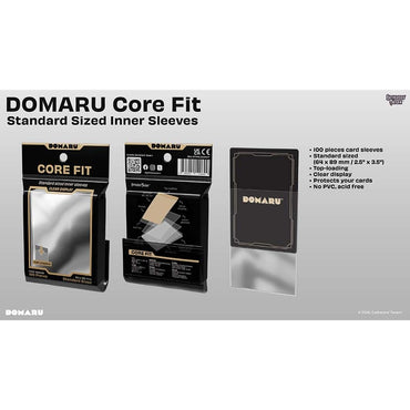 Domaru Core Fit (inner Sleeves): Standard Size (100ct)