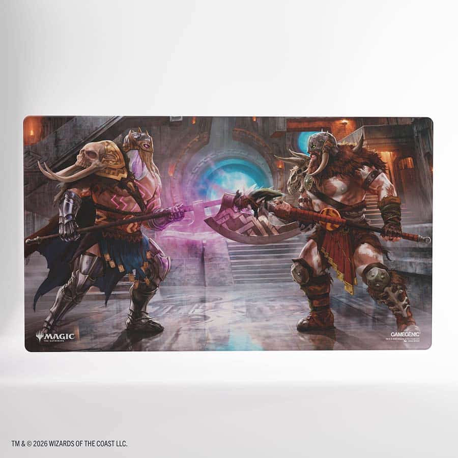 Reality Fracture: Shiny Playmat: Garruk Of The Veil And Garruk Uncursed