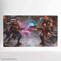Reality Fracture: Shiny Playmat: Garruk Of The Veil And Garruk Uncursed