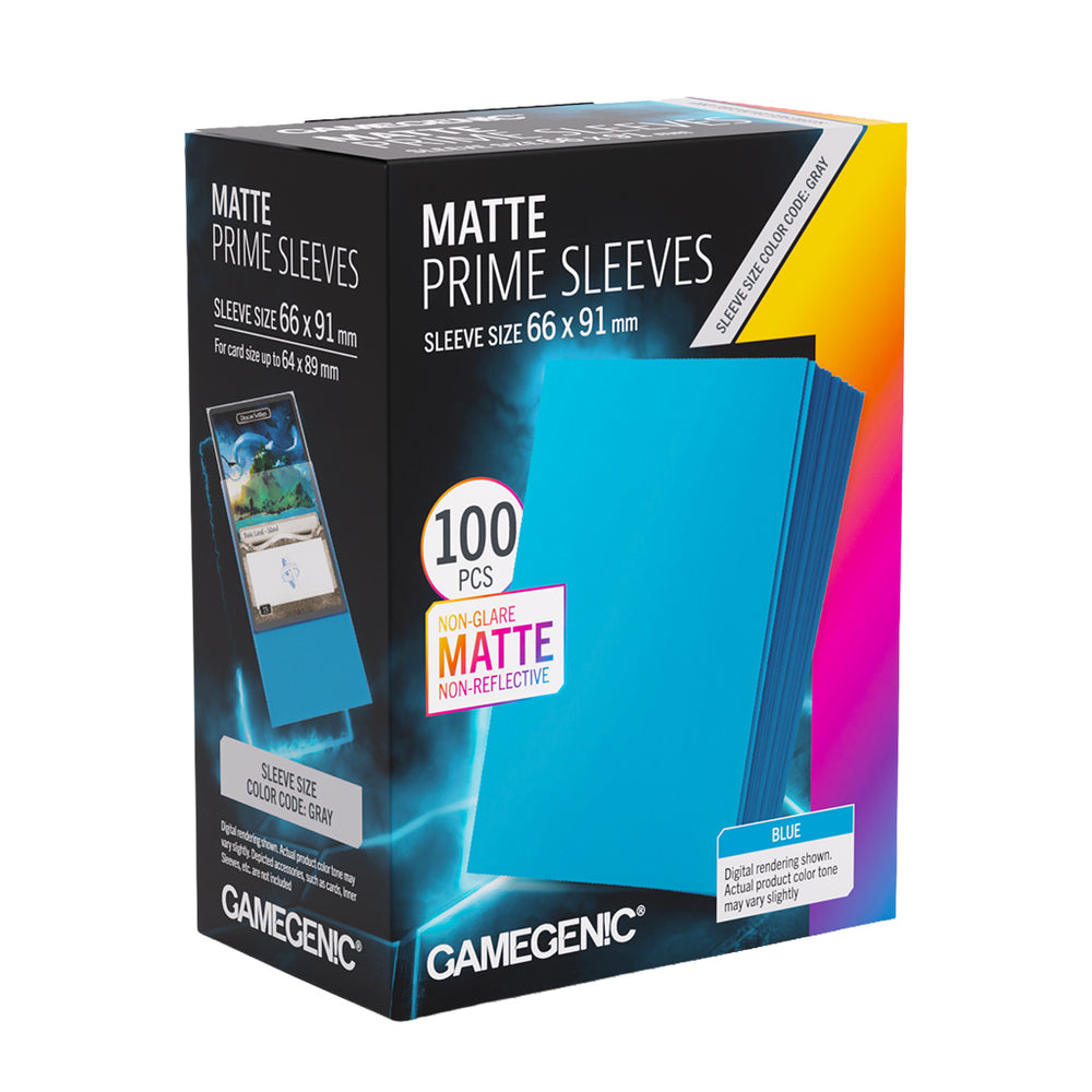 Matte Prime Sleeves Blue 66x91