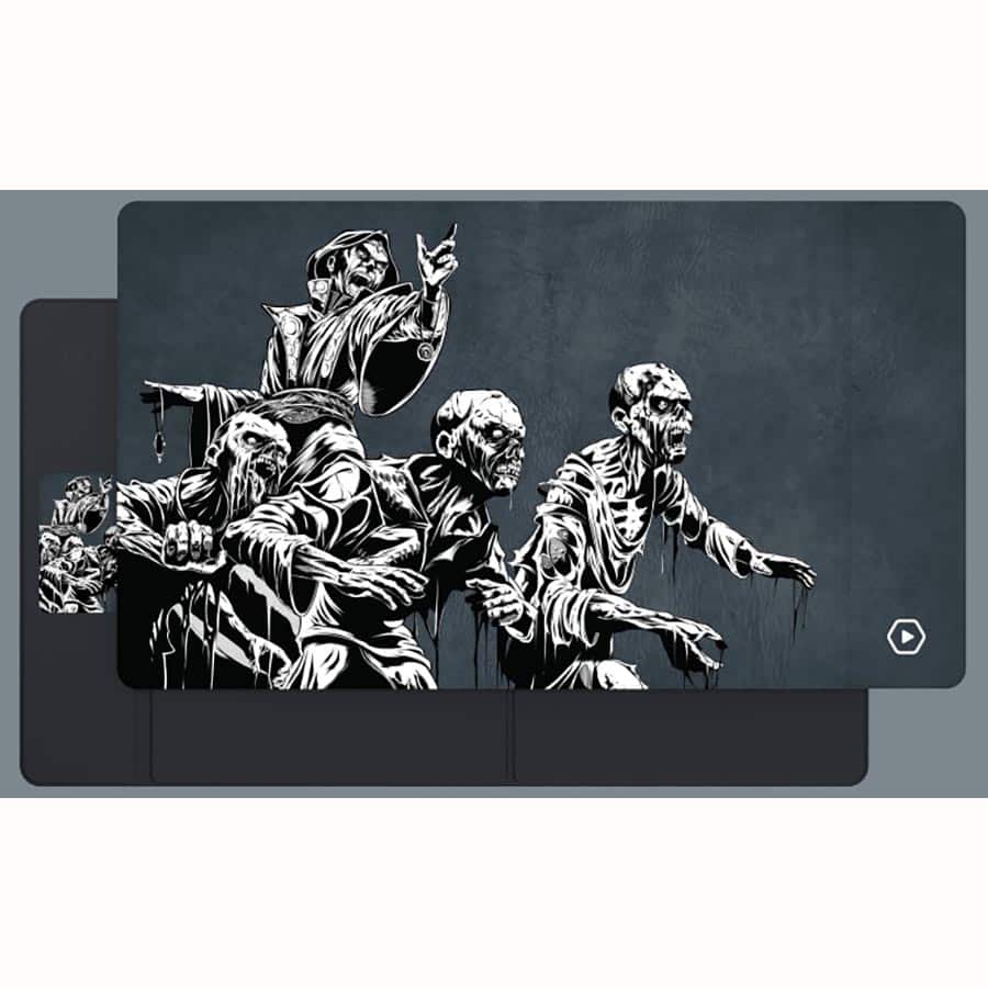 ETB Playmat Art Masters: Animate Dead by Phil Stone