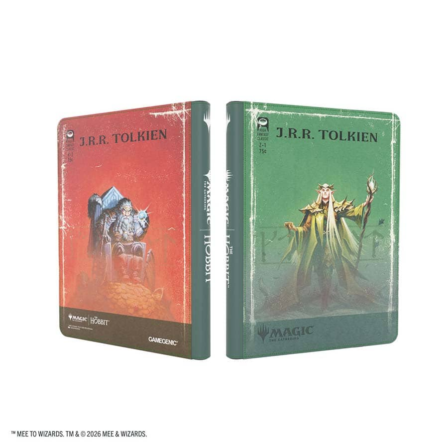 Gamegenic: Magic The Gathering: Hob The Hobbit: Zip-up Album 18-pocket: Thranduil The Elvenking And The Mountain-king