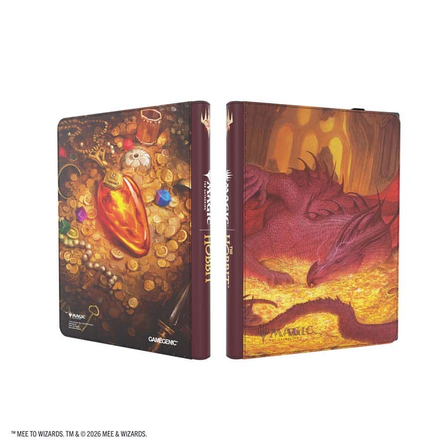 Gamegenic: Magic The Gathering: Hob The Hobbit: Zip-up Album 18-pocket: Smaug's Mox Amber